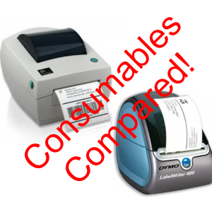 Label Printing Cost Comparison - Dymo/Zebra Printer