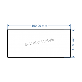 100mm x 45mm Labels