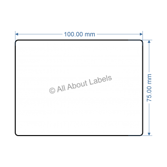 100mm x 75mm Labels - 81021