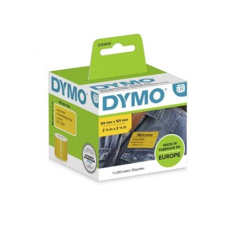 Dymo SD2133400 54mm x 101mm Yellow Shipping/Name Badge Labels for LW Printers