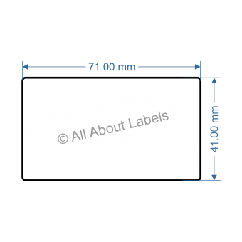 71mm x 41mm Labels - 81694