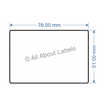 76mm x 50mm Labels - 82204
