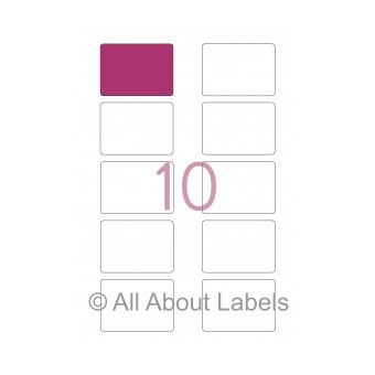 Laser Label Sheets - 70mm x 50mm - 10 per page - 90118