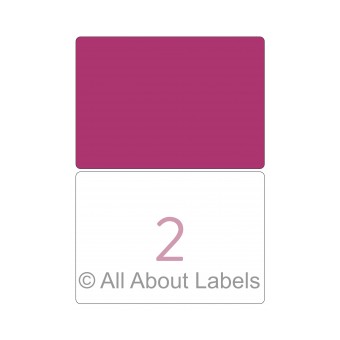 Laser Label Sheets - 200mm x 140mm - 2 per page - 90152