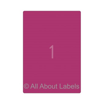 Laser Label Sheets - 200mm x 285mm - 1 per page - 90153 - Gloss Paper